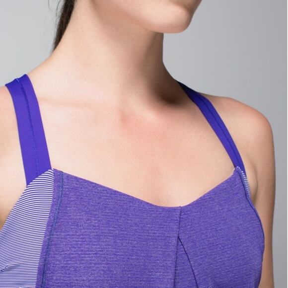 Lululemon Tank Heathered Berry SZ 4 - Picture 4 of 15
